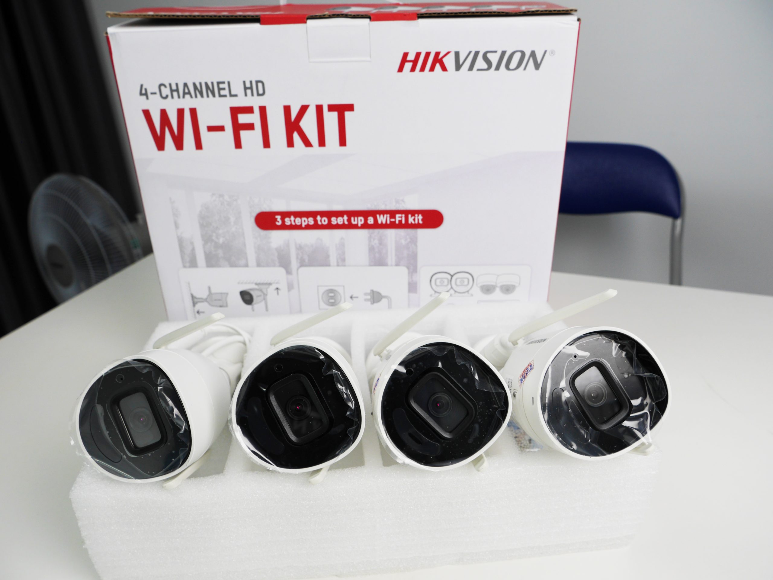 Bộ Kit 4 camera Wifi Hikvision NK42W0H(D)