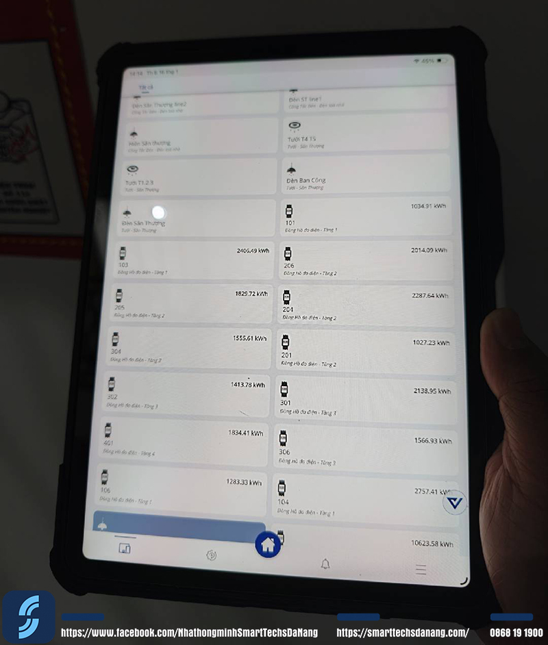 Giám sát hệ thống điện gia đình bạn mọi nơi thông qua ứng dụng Vhomenex
