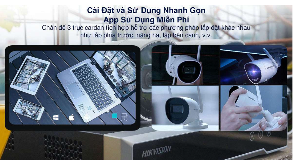 cài đặt sử dụng dễ dàng