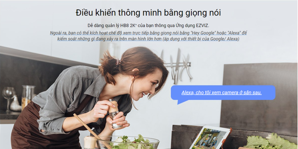 Camera thông minh dùng pin HB8 2K1
