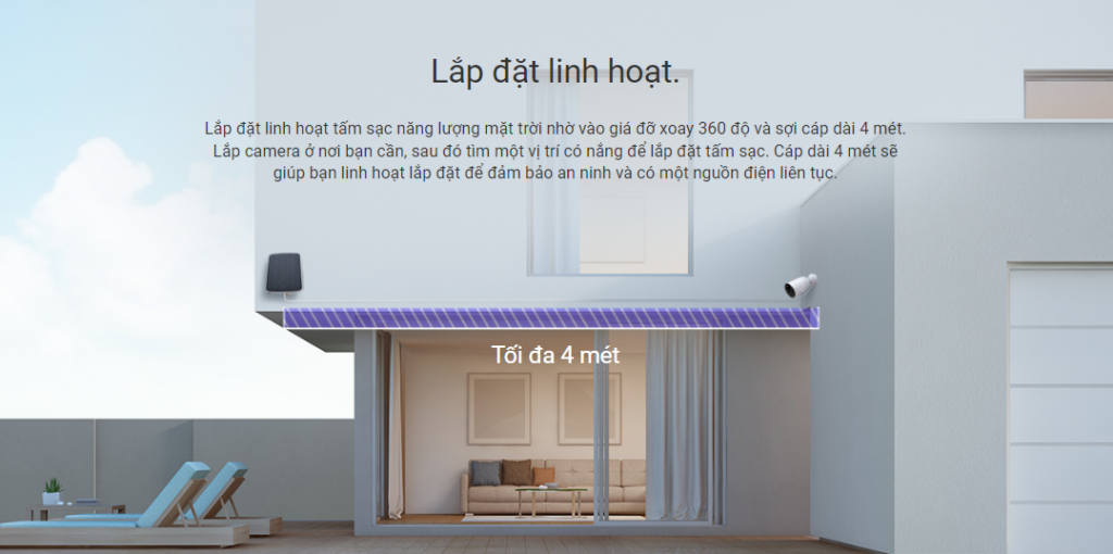 lắp đặt dễ dàng, linh hoạt