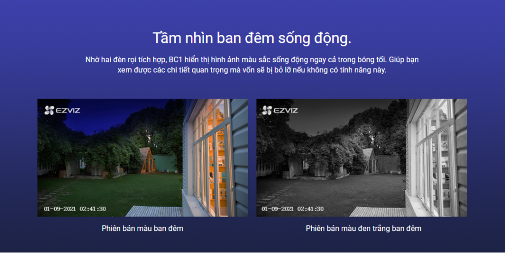 tầm nhìn sống động vào ban đêm
