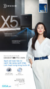 Ecovacs Deebot X5 Pro Omni phiên bản hoàn hảo