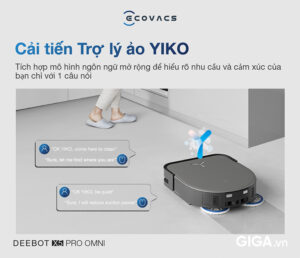 Ecovacs Deebot X5 Pro Omni trợ lý ảo yiko