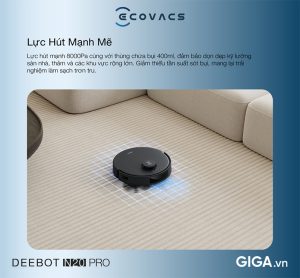 Ecovacs Deebot N20 Pro lực hút manh mẽ