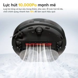 robot roborock lực hút mạnh mẽ