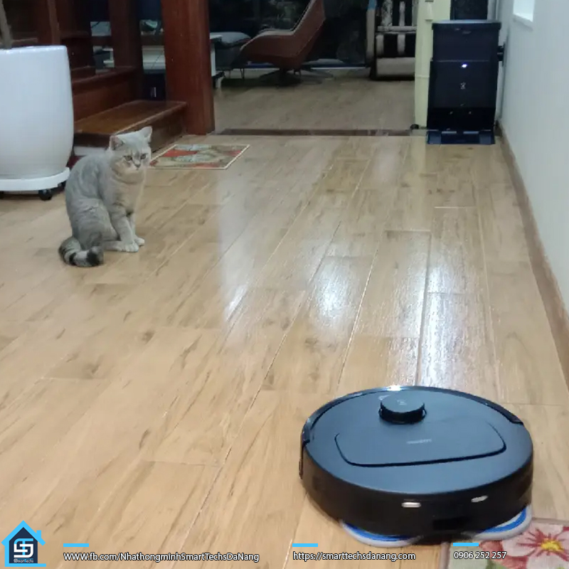 Robot hút bụi lau nhà Ecovacs Deebot N30 Pro Omni 2025
