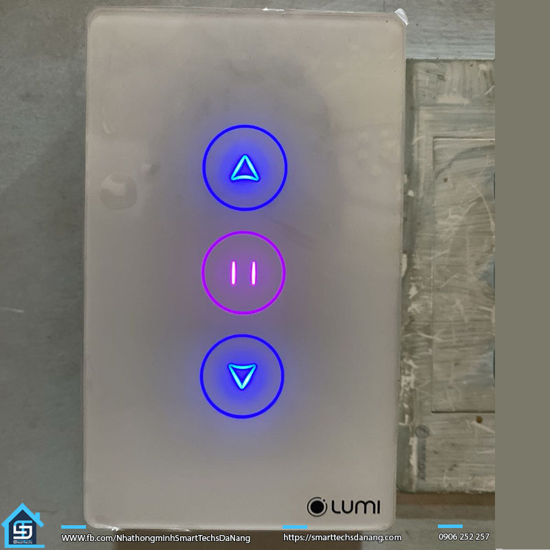 công tắc cửa cuốn wifi Lumi
