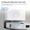 Dock sạc tự động bơm đầy bình chứa nước cho robot mỗi khi gần cạn trong suốt quá trình làm sạch