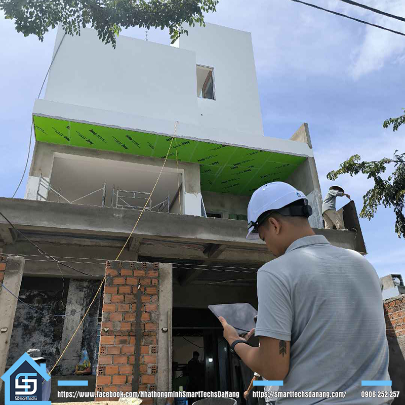 Khảo sát thi công Smarthome nhà anh Hiếu - khách hàng tại Hòa Quý, Đà Nẵng