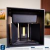 Đèn gắn tường ngoài trời hình vuông 2*6w