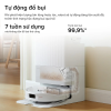 Robot có khả năng tự động đổ bụi thông minh, giúp duy trì hoạt động ổn định.