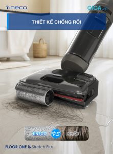 Tineco Floor One i6 Stretch Plus thiết kế chống rối hiệu quả