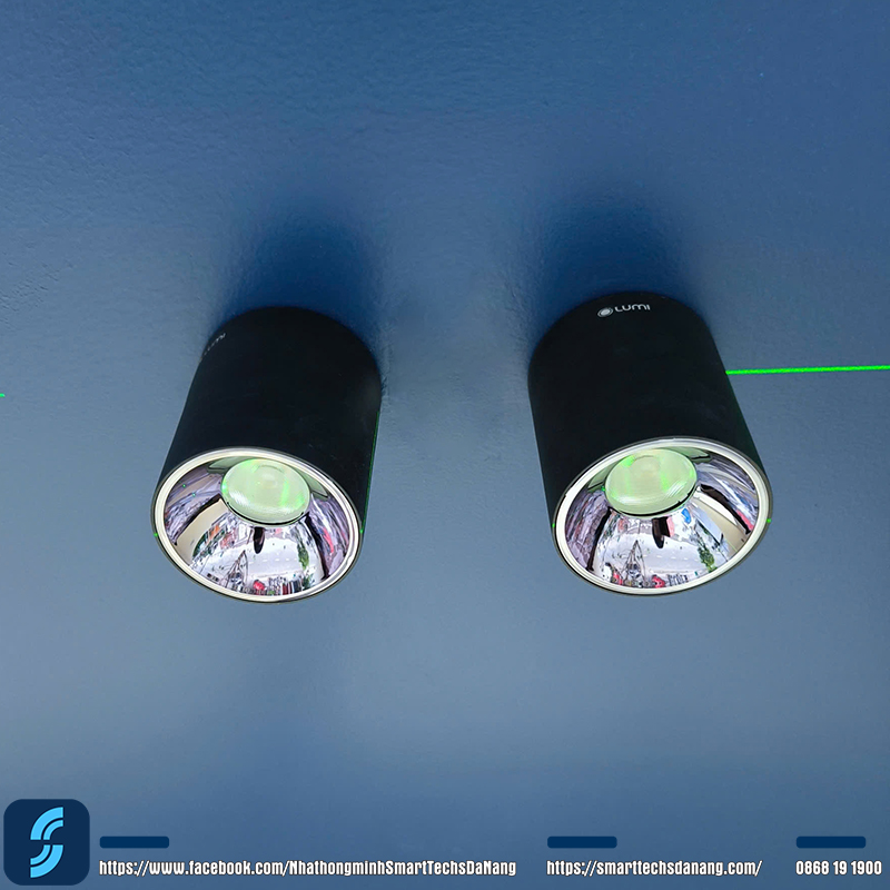 Đèn LED Spotlight trụ 10W ốp nổi 36 độ - hình ảnh lắp đặt thực tế tại công trình