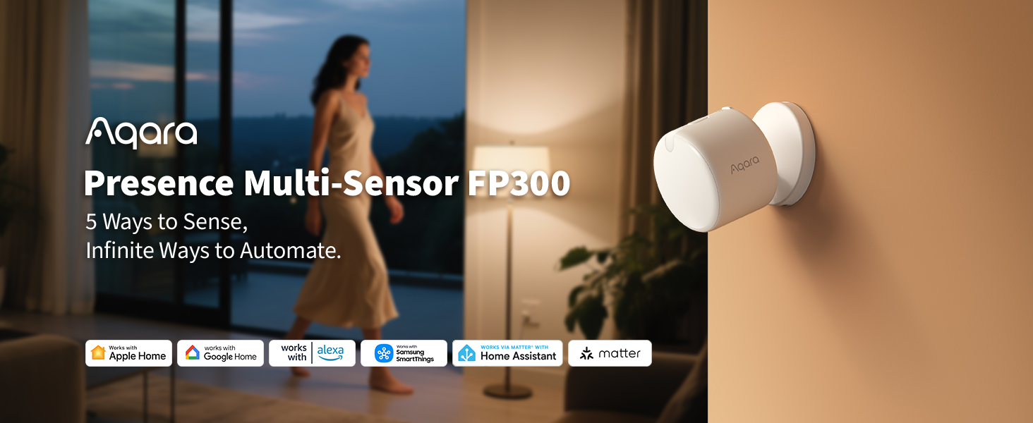 Cảm biến hiện diện Aqara FP300 là thiết bị cảm biến thế hệ mới nhất của Aqara, mang đến sự đột phá về độ chính xác, tính linh hoạt và khả năng tương thích vượt trội.