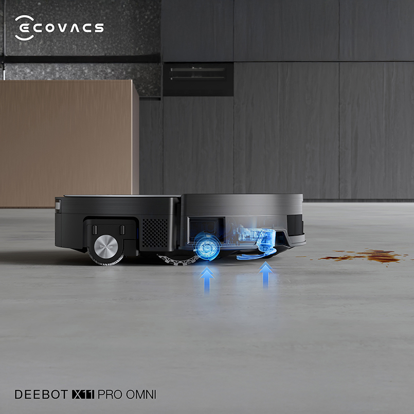Ecovacs Deebot X11 Pro Omni Auto Water - Tách biệt lau và hút, làm sạch thông minh hơn với Triple Lift