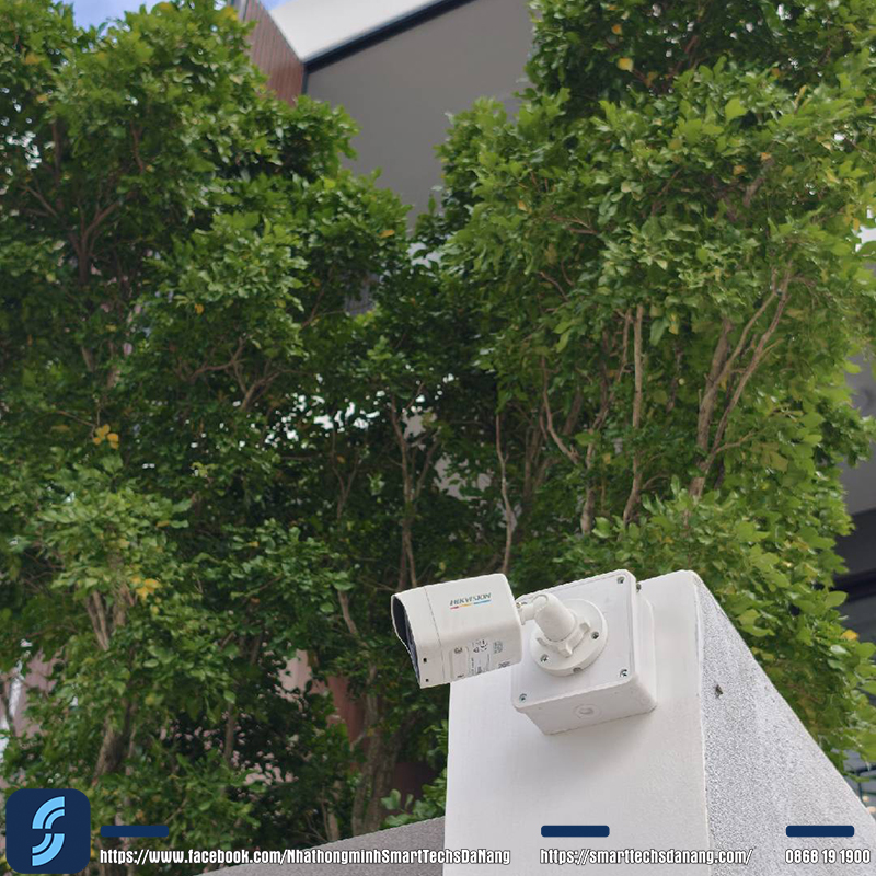 Camera an ninh Hikvision - hình ảnh thực tế Thi công nhà thông minh