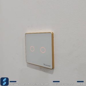 Công tắc thông minh Vconnex – Có viền - hình ảnh lắp đặt thực tế tại nhà khách hàng