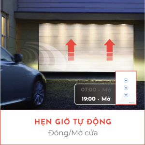 Công tắc thông minh Vconnex hẹn giờ tự động