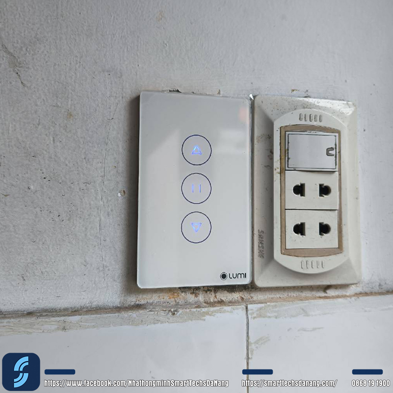 Công tắc cửa cuốn wifi Lumi