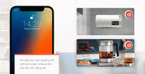 Ổ cắm đo điện năng thiết lập kịch bản thông minh