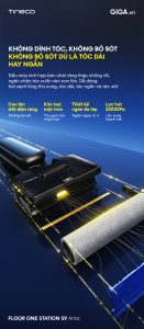 Máy hút bụi lau sàn khô ướt Tineco Floor One Station S9 Artist