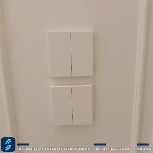 công tắc H1 lắp đặt tại nhà khách