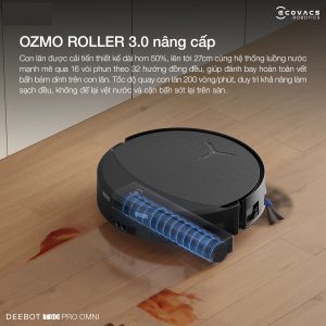 Robot Ecovacs Deebot T90 Pro Omni vơi công nghệ lau xoay