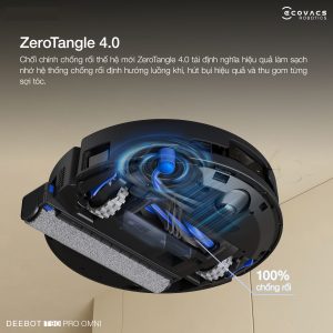 Robot hút bụi lau nhà Ecovacs Deebot T90 Pro Omni  vơi công nghệ chống rối hiệu quả