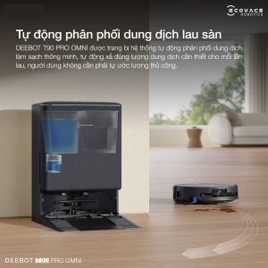 Robot Ecovacs Deebot T90 Pro Omni vơi trạm xạc thông minh