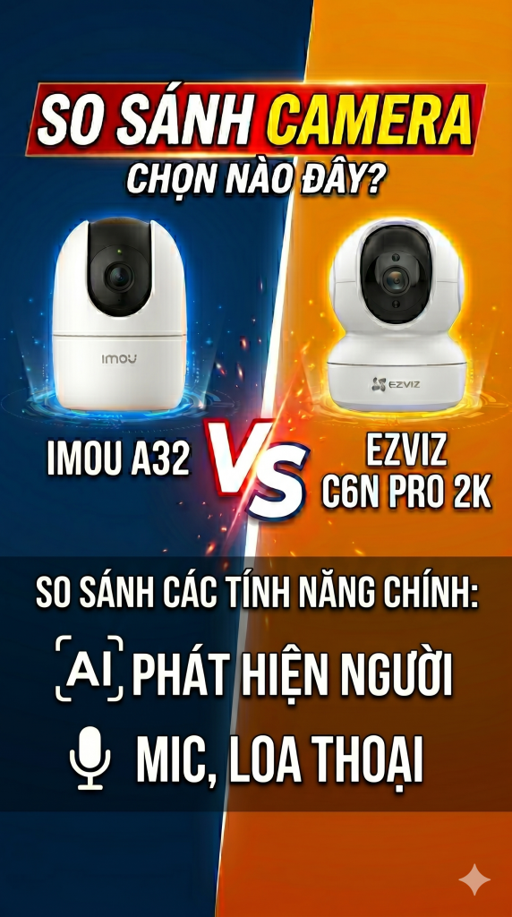 So sánh Camera imou và ezviz