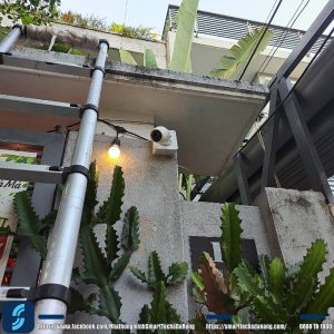 Camera WiFi ngoài trời EZVIZ H3C 2MP Color lắp đặt tại nhà khách