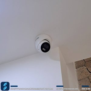 hệ thống camera Hikvision DS-2CD1327G0-LU lắp đặt tại nhà khách