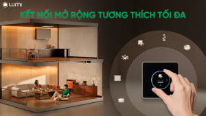 Công tắc nút xoay cảm ứng thông minh thiết lập với hệ sinh thái nhà thông minh