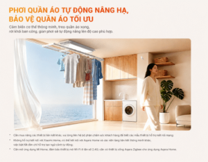 Giàn phơi thông minh Aqara C100 tự động nâng hạ