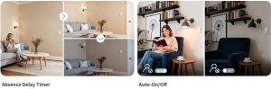 Công tắc Aqara H2 US Presence tự động bật tắt đèn khi không có người