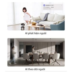 Camera Aqara E1 CH-C01E phát hiện và theo dõi người