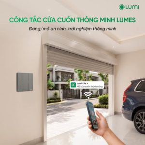 Công tắc cơ thông minh Lumes cửa cuốn kết mở cửa tiện lợi