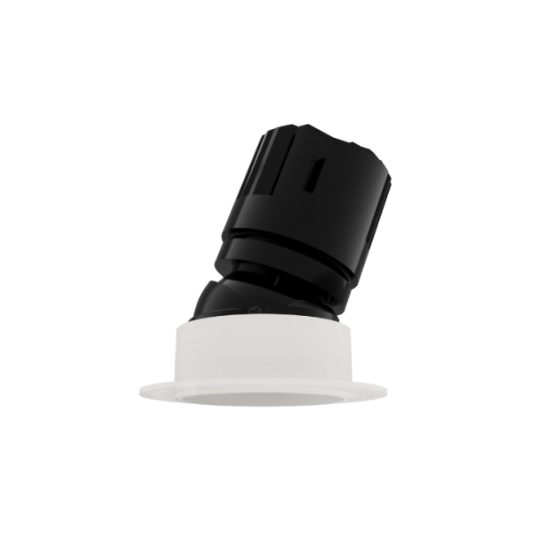 Đèn Spotlight âm trần 15W, 20(55) độ, chỉnh hướng (Không viền).1