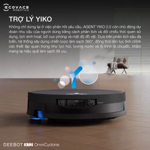Ecovacs Deebot X12 OmniCyclone trợ lý YIKO