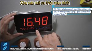 bước 1 xóa nút nhấn