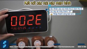 bấm nút nhấn thứ 2 vào
