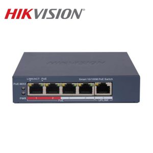 Switch mạng thông minh 4 cổng PoE HIKVISION DS-3E1105P-EI/M