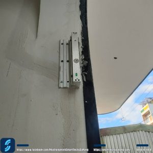 Khóa điện từ được lắp đặt tại nhà khách sau khi khảo sát thực tế