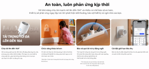 Ổ Aqara Power Plug H2 EU SP-P05D an toàn phản ứng kịp thời