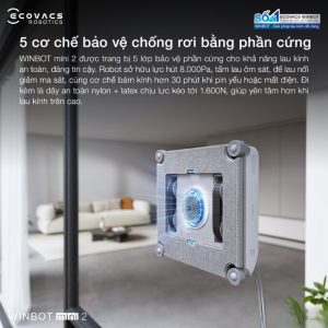 Winbot Mini 2 trang bị lực hút mạnh