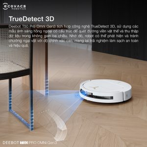 Deebot T50 Pro Omni Gen 3 với công nghệ 3D