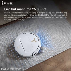 lực hút 25.000Pa