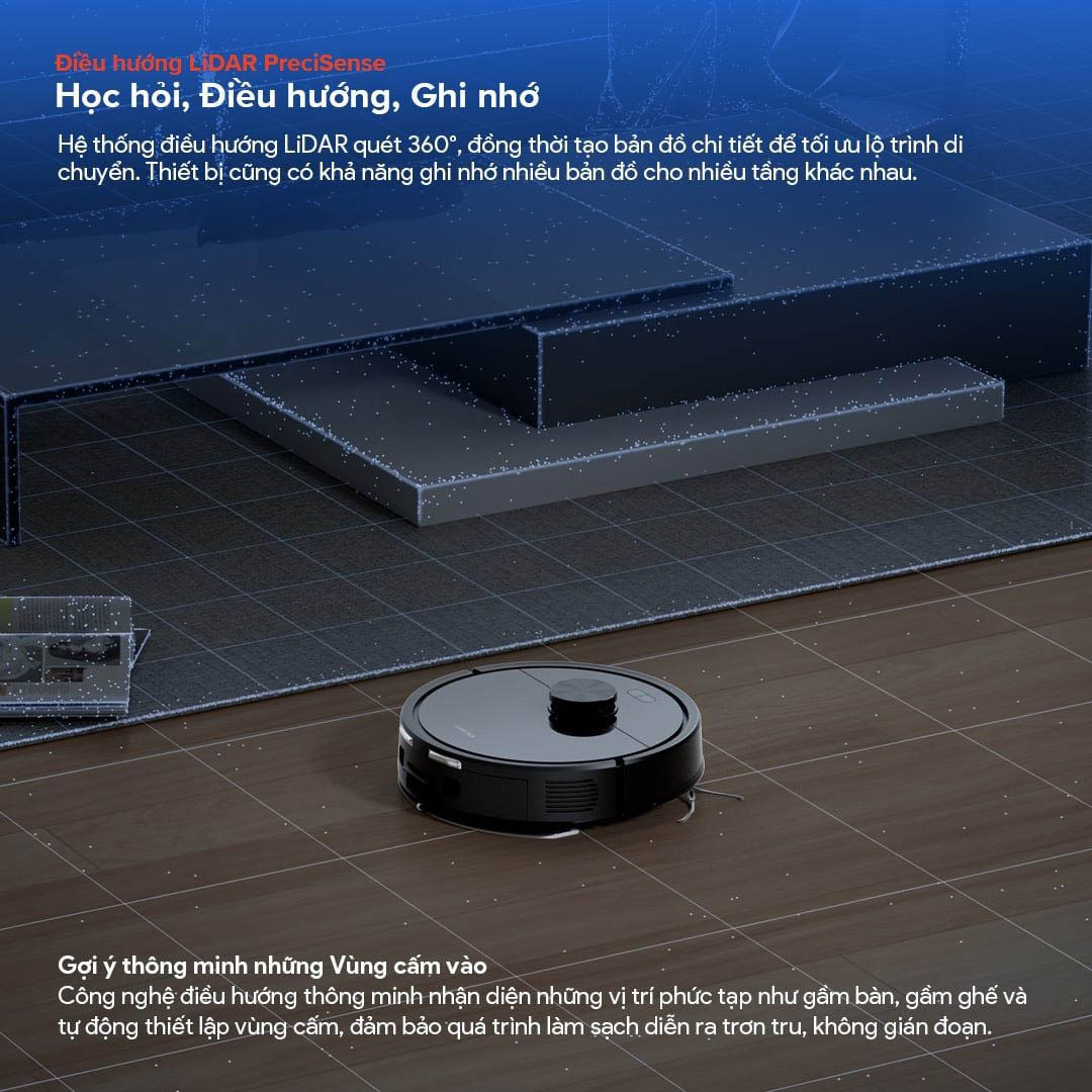 Roborock Q7 Pro Max Lập bản đồ thông minh