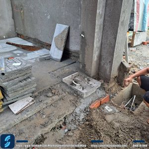 Khảo sát thi công phần thô cổng tự động